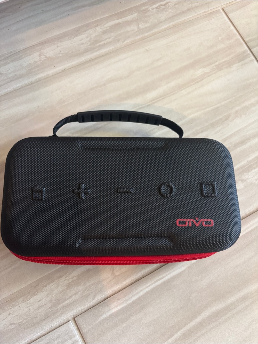 Black and Red Hard Nintendo Switch Accessory Carry Case